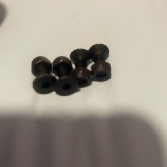 Wheelchair shoes holders with adjustable straps. Includes 4 Bolts and 4 Nuts. - Picture 3 of 6